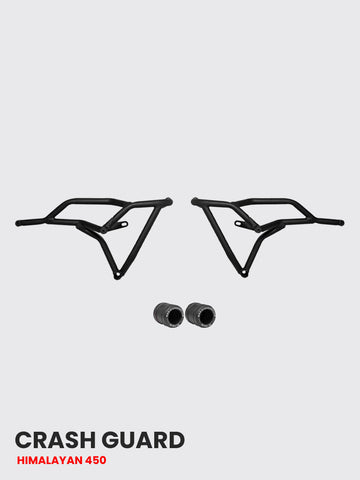 Himalayan 450 crash guard with mounting hardware