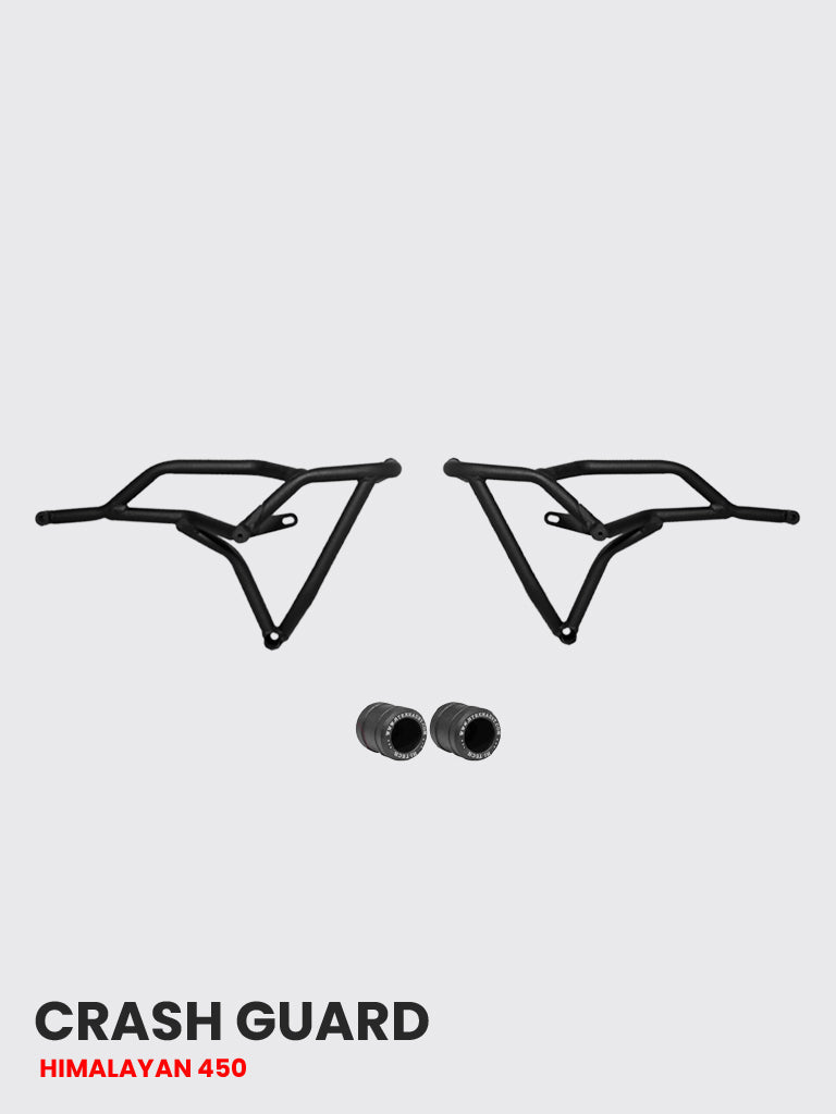 Himalayan 450 crash guard with mounting hardware