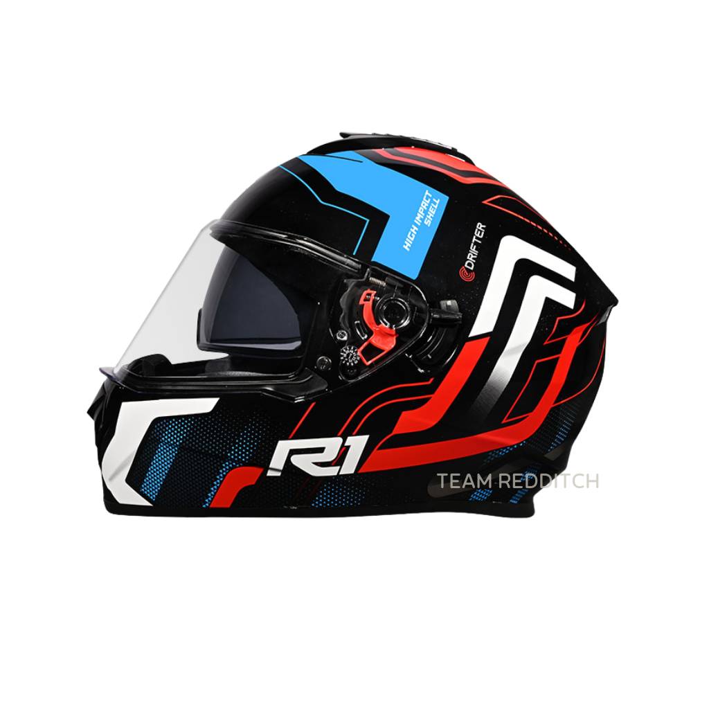 Studds Drifter D4 R1 Black Red N1 Blue