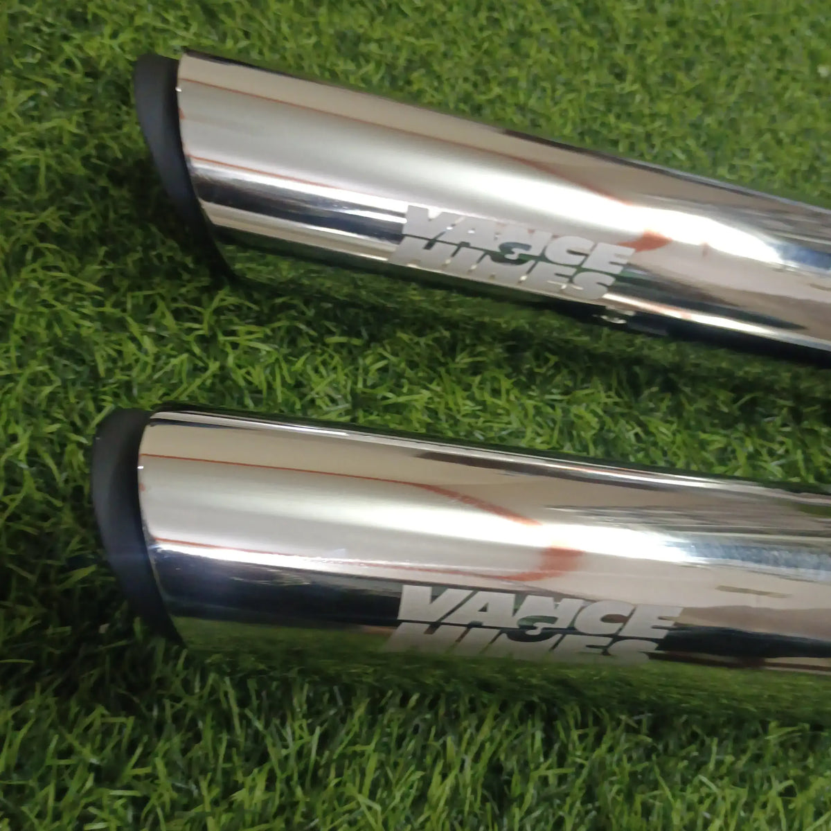 Harley Davidson sportster iron 883 slip on exhaust crome