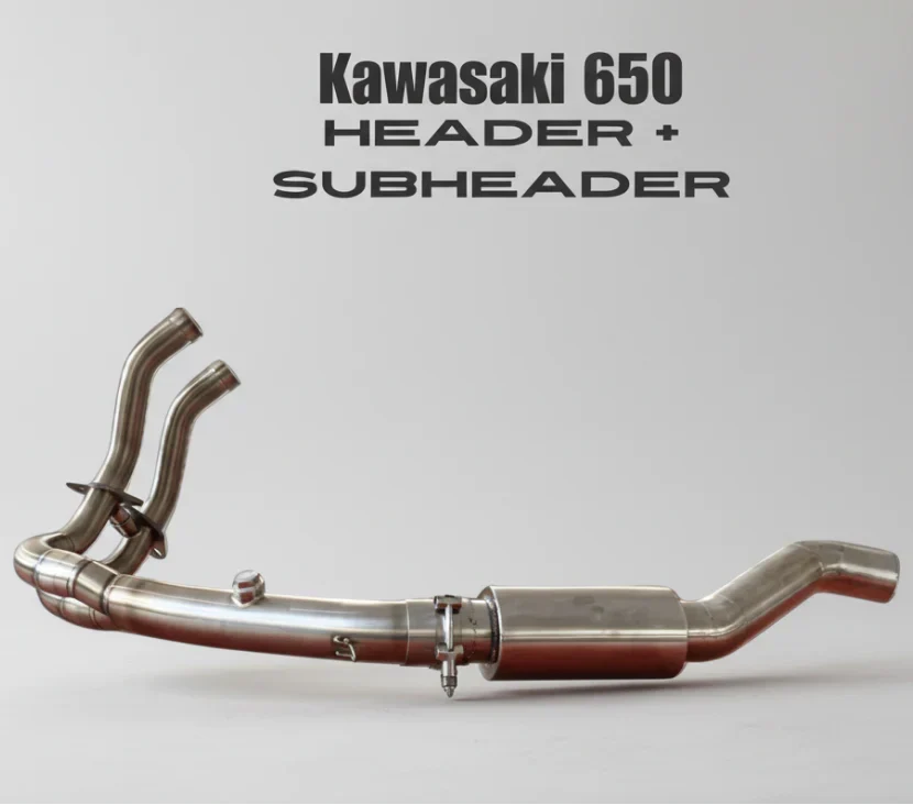 Barrel Rogue 2.0 Full System Exhaust for Kawasaki ER6n | 304 Stainless Steel Performance Exhaust - View 2