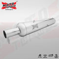 Moto Torque Replica Chrome Exhaust for Royal Enfield Classic 350/500 BS4 | Performance Exhaust with Bass Sound - View 3