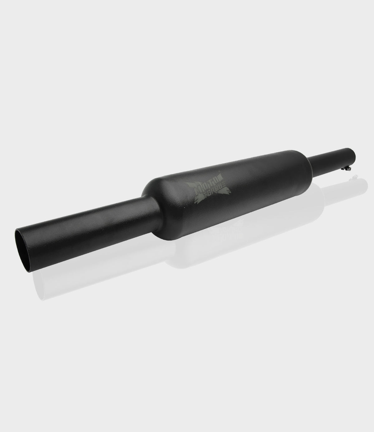 Moto Torque Moto Bottle Black Performance Exhaust for Royal Enfield – Universal UCE Slip-On Exhaust - View 4
