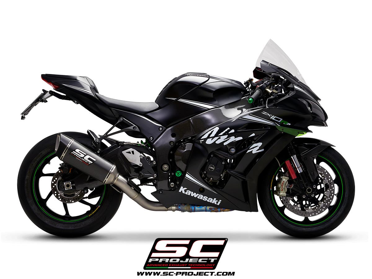 Sc Project Sc1 R Slip On Exhaust For Kawasaki Zx 10R 2016 20