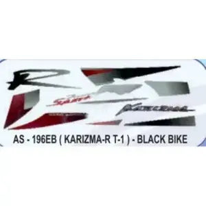 Graphics Sticker Set for Hero Honda Karizma R | Type 1 | Black Vehicle | Both Sides