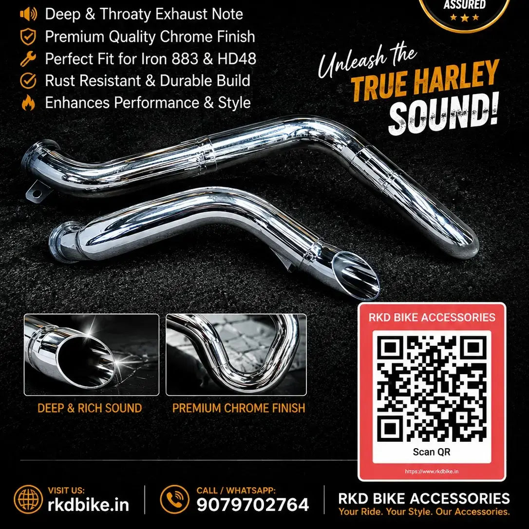 Harley davidson iron 883 exhaust