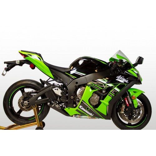 M4 Black Gp19 Slip On Exhaust For Kawasaki Zx 10R