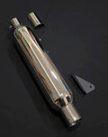 AEW TE204 Classic 650 Performance Exhaust Mirror Polish | Royal Enfield Slip-On Stainless Steel Exhaust - View 2