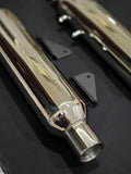 AEW TE204 Classic 650 Performance Exhaust Mirror Polish | Royal Enfield Slip-On Stainless Steel Exhaust - View 4