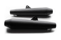 AEW TE 102 Megaphone Performance Exhaust for Interceptor 650 / Continental GT 650 | Black, Stainless Steel & Mirror Polish