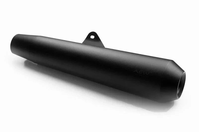 AEW TE 103 Megaphone Performance Exhaust for Interceptor 650 / Continental GT 650 | Black & Stainless Steel Variants - View 6