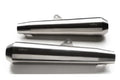 AEW TE 103 Megaphone Performance Exhaust for Interceptor 650 / Continental GT 650 | Black & Stainless Steel Variants - View 3