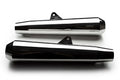 AEW TE 103 Megaphone Performance Exhaust for Interceptor 650 / Continental GT 650 | Black & Stainless Steel Variants - View 4