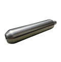 AEW TE 202 Performance Exhaust for Royal Enfield Super Meteor 650 | Stainless Steel & Chrome Exhaust Silencer - View 5
