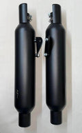AEW TE203 Performance Exhaust for Royal Enfield Shotgun 650 Heat Resistant Black (88122E) | Stainless Steel Slip-On Silencer