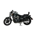 Red Rooster Astral Exhaust for Royal Enfield Super Meteor – Performance Slip-On (Black / Polish) - View 5