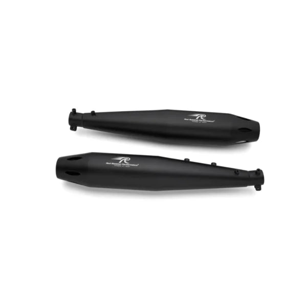 Red Rooster Atlas Pro Exhaust for Royal Enfield Classic 650 – Performance Slip-On (Polish / Matte / Black) - View 4