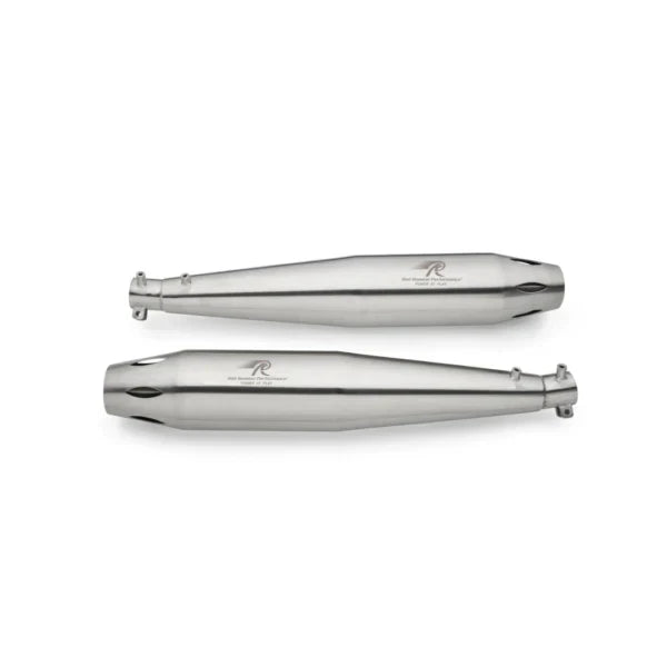 Red Rooster Atlas Pro Exhaust for Royal Enfield Classic 650 – Performance Slip-On (Polish / Matte / Black) - View 6