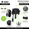 BOBO BM1 PRO Bike Phone Holder with USB 3.0 Charger & SAE Connector - View 9