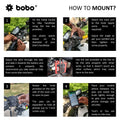 BOBO BM1 PRO Bike Phone Holder with USB 3.0 Charger & SAE Connector - View 2