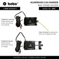 BOBO BM2 Aluminium Bike Phone Holder with 2.5A USB charger - View 8