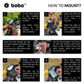 BOBO BM5 Aluminium Bike Phone Holder With Fast USB 3.0 Charger - View 5