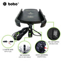 BOBO BM6 Bike Phone Holder with Fast 15W Wireless Charger - View 5