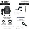 BOBO BM12 Bike Phone Holder with Fast 15W Wireless & USB-C Charger - View 6
