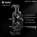BOBO BM18H/M PRO Anti-Vibration Phone Mount with 15W Wireless Charger & USB-C Charging - View 5
