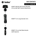 BOBO BM19H PRO – 360 Degree Bike Camera Mount - View 2