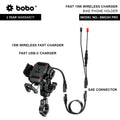 BOBO BM23H/M PRO Bike Phone Holder with Wireless & 36W USB-C Charging and Anti Vibration - View 6