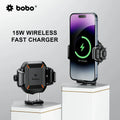 BOBO BM23H/M PRO Bike Phone Holder with Wireless & 36W USB-C Charging and Anti Vibration - View 4