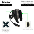 BOBO BM24 PRO PLUS Quick Release Bike Phone Holder with 36W USB-C Charger - View 2