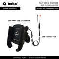 BOBO BM24 PRO PLUS Quick Release Bike Phone Holder with 36W USB-C Charger - View 3