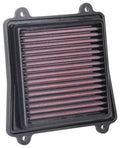 K&N BA-3717 High-Flow Lifetime Engine Air Filter for Bajaj Dominar 400, Pulsar RS200 & NS200 BS6 | Washable Performance Air