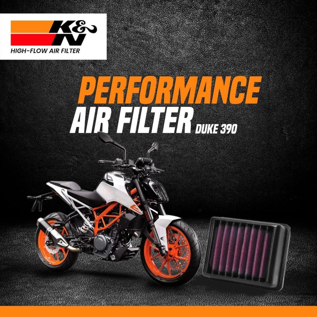 Ktm Duke 390 After 2016 K&N Air Filter Bs4 & Bs6
