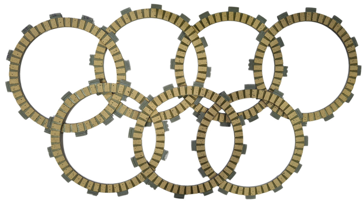 High Quality Paper Based Clutch Plates Suitable For Yamaha Mt-07 2012-2017 Set Of 7 Clutch Plates