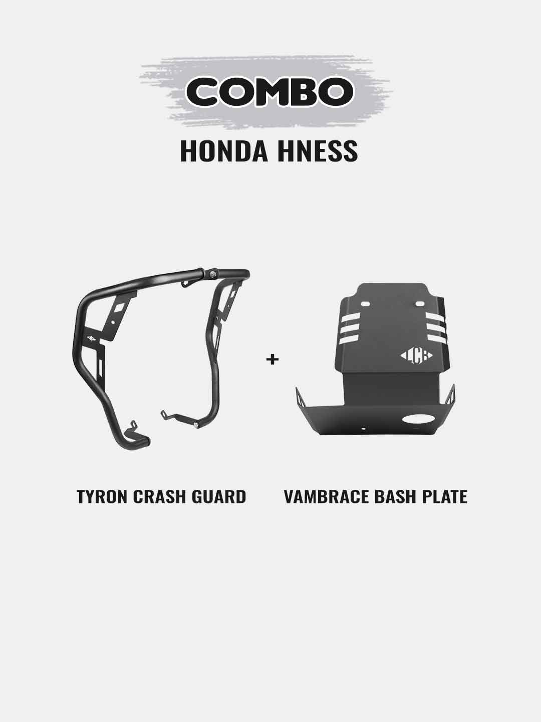 Hness Combo-Tyron Crash Guard+Vambrace Bash Plate
