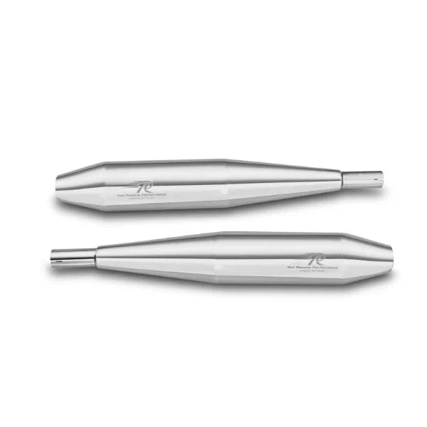 Red Rooster Celesta Pro Exhaust for Yezdi Roadster / Jawa 42 / Jawa 42 FJ / Jawa Classic (Polish / Black) - View 4