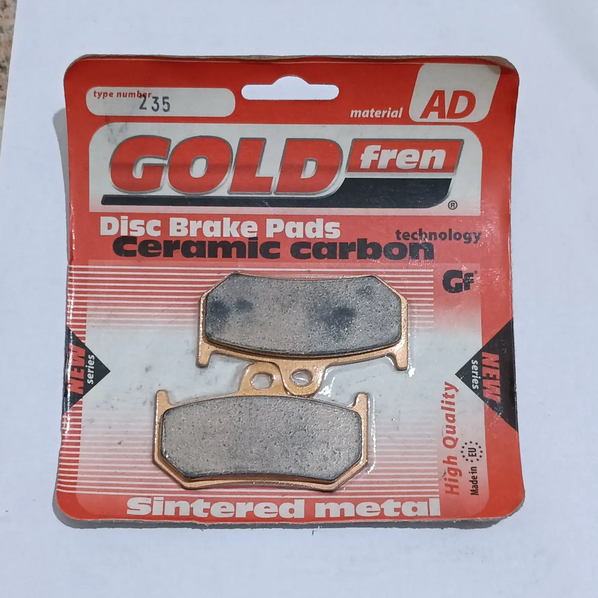 Mv agusta rear disc pad in goldfren