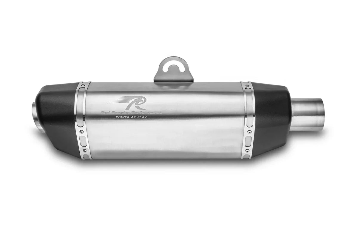 Red Rooster Galactic Exhaust for KTM RC 390 | Performance Stainless Steel Exhaust - View 2