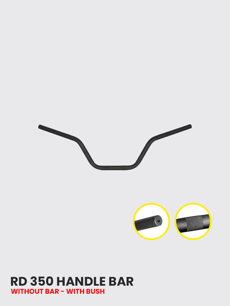RD350 HANDLE W/O Bar WITH BUSH Black - HB 111B