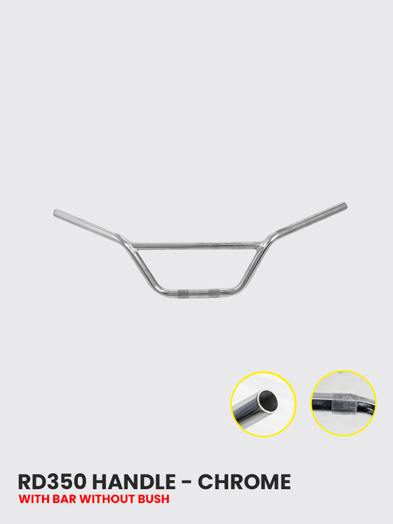RD350 HANDLE with Bar w/o bush Chrome - HB 114C