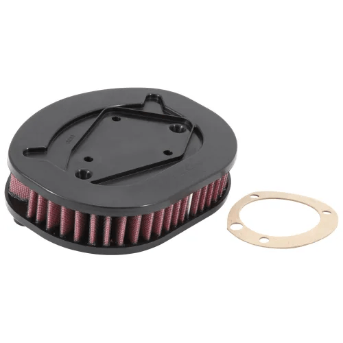 K&N HD-1212 High Flow Air Filter for Harley-Davidson Sportster XL883 & XL1200 (2012–2021) | Washable Performance Filter