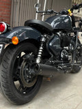 SS Motocorp Slip-On Exhaust Silencer (Pair) Black Finish for Royal Enfield Shotgun 650 | Performance Exhaust with DB Killers