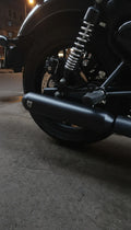 SS Motocorp Slip-On Exhaust for Royal Enfield Meteor 350 | Steel Polished & Matte Black Finish Performance Silencer - View 7