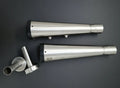 SS Motocorp Performance Bred Adaptable Slim Can Slip-On Silencer Pair for Royal Enfield Interceptor 650 & Continental GT 650