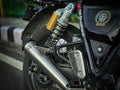 SS Motocorp 2x2 Full System Exhaust with Slim Cans for Royal Enfield Interceptor 650 / Continental GT 650 | Dual Exhaust
