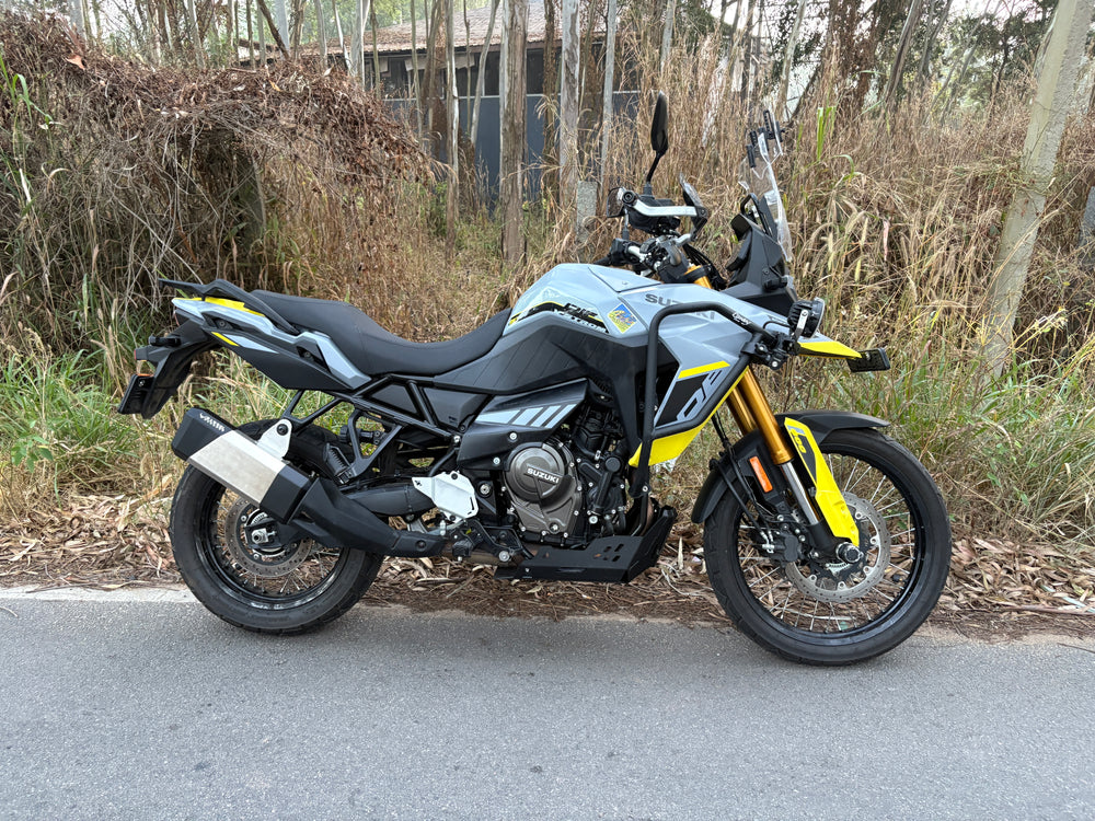 Barrel Storm Slip-On Exhaust for Suzuki V-Strom 800DE | 304 Stainless Steel Performance Exhaust - View 2