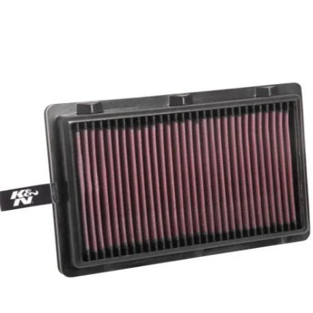 K&N 33-3125 High-Flow Washable Engine Air Filter for Hyundai Tucson 2.0L Diesel | Reusable Lifetime Performance Air Filter